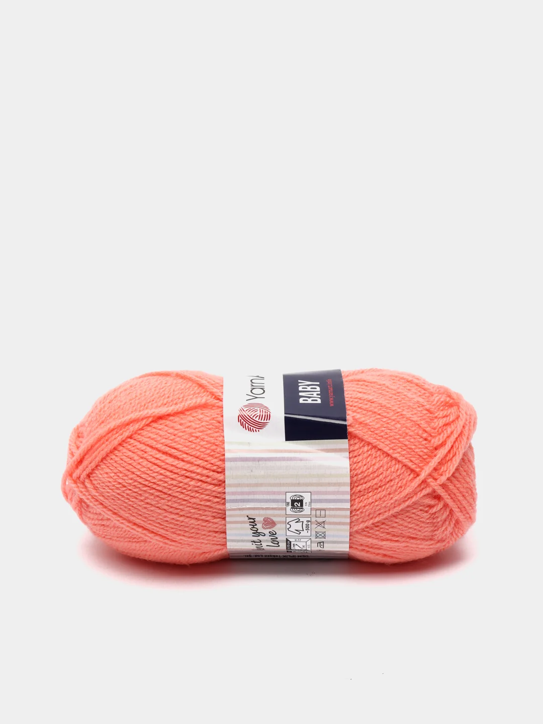 Кораллово-розовый пряжа YarnArt "Baby",  50 г