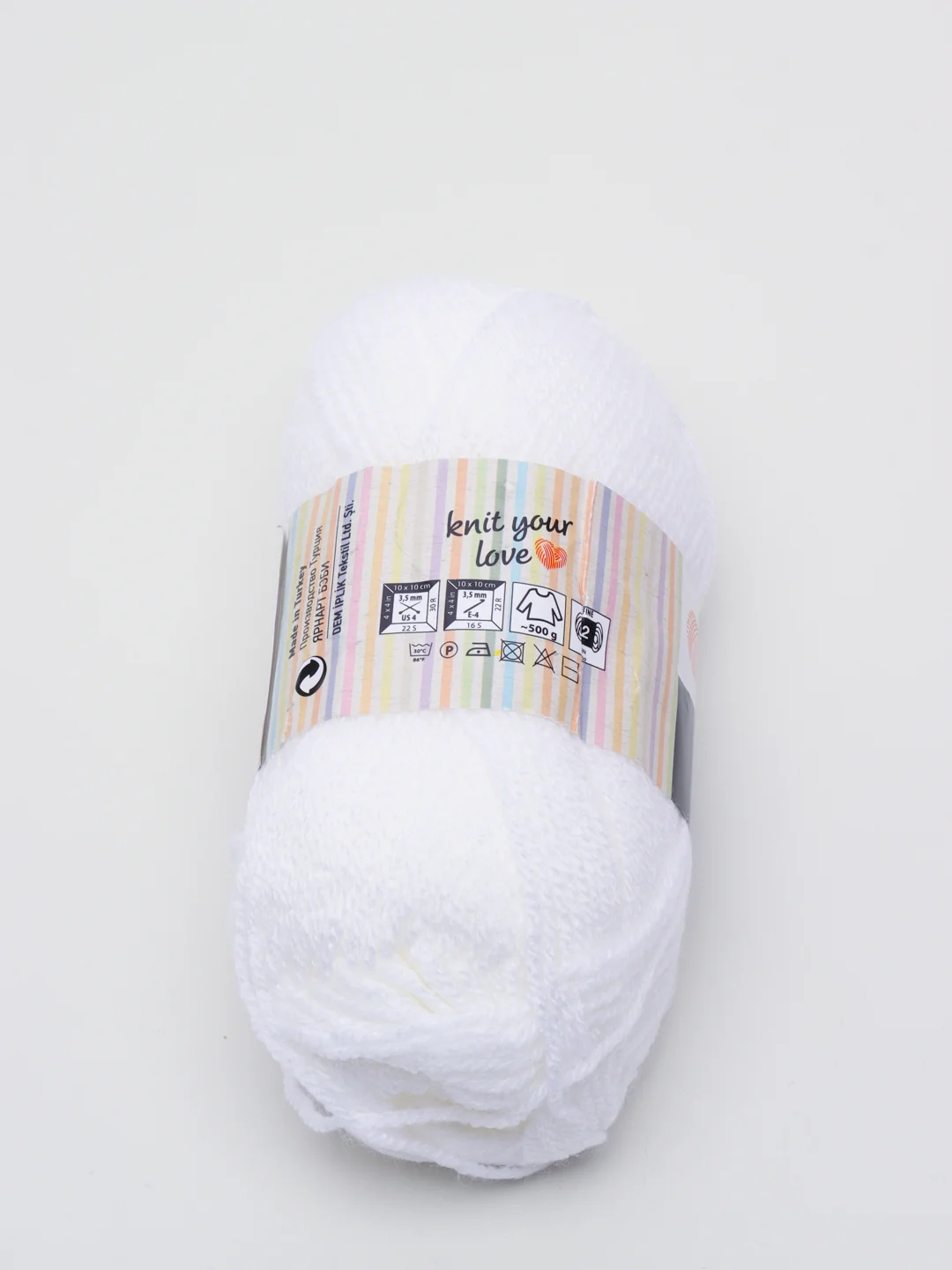 Белый пряжа YarnArt "Baby",  50 г