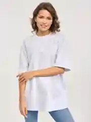 Белый футболка оверсайз, унисекс BEJAMPER