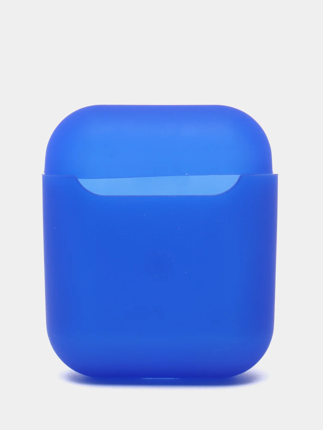 Синий силиконовый чехол для наушников AirPods Аирподс 1 / 2 розовый, черный, синий