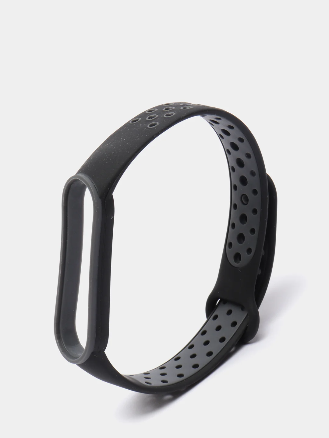 Серый силиконовый ремешок для Mi Band 5