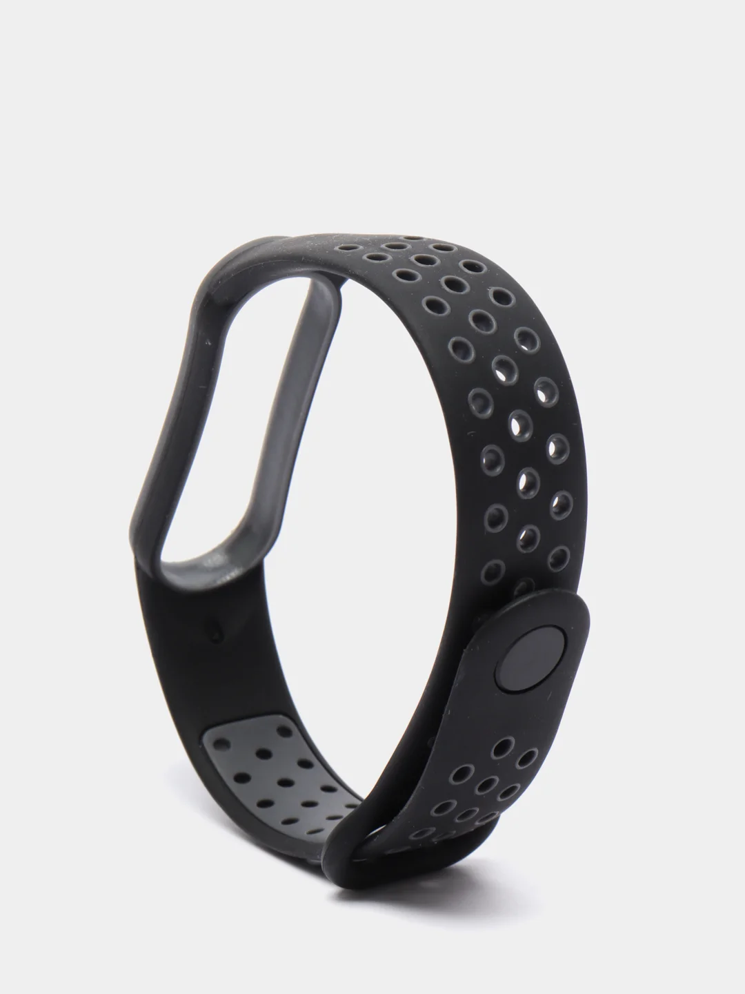 Серый силиконовый ремешок для Mi Band 5