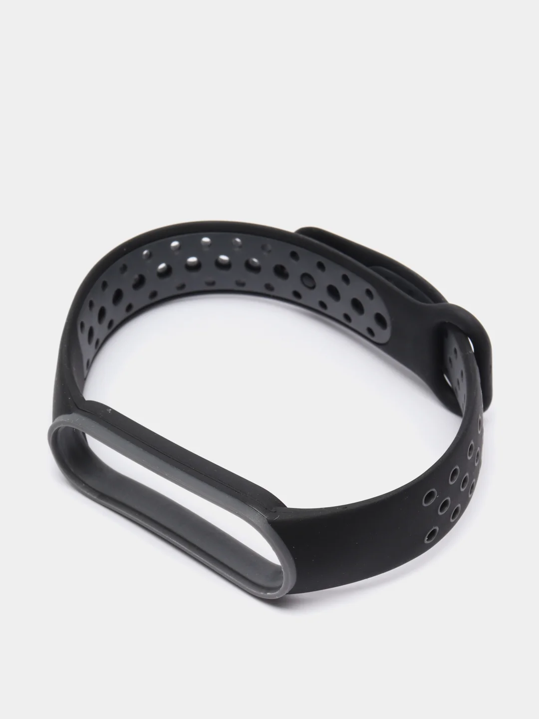 Серый силиконовый ремешок для Mi Band 5