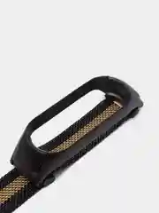 Желтый ремешок магнитный металлический для Xiaomi Mi band 5