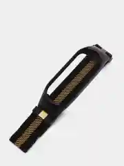 Желтый ремешок магнитный металлический для Xiaomi Mi band 5