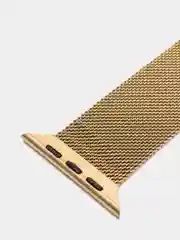 Золотой ремешок для смарт - часов Apple Watch "Миланская петля", металлический браслет