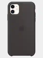 Черный чехол Silicon Case на iPhone 11, 12/12 Pro, силиконовый