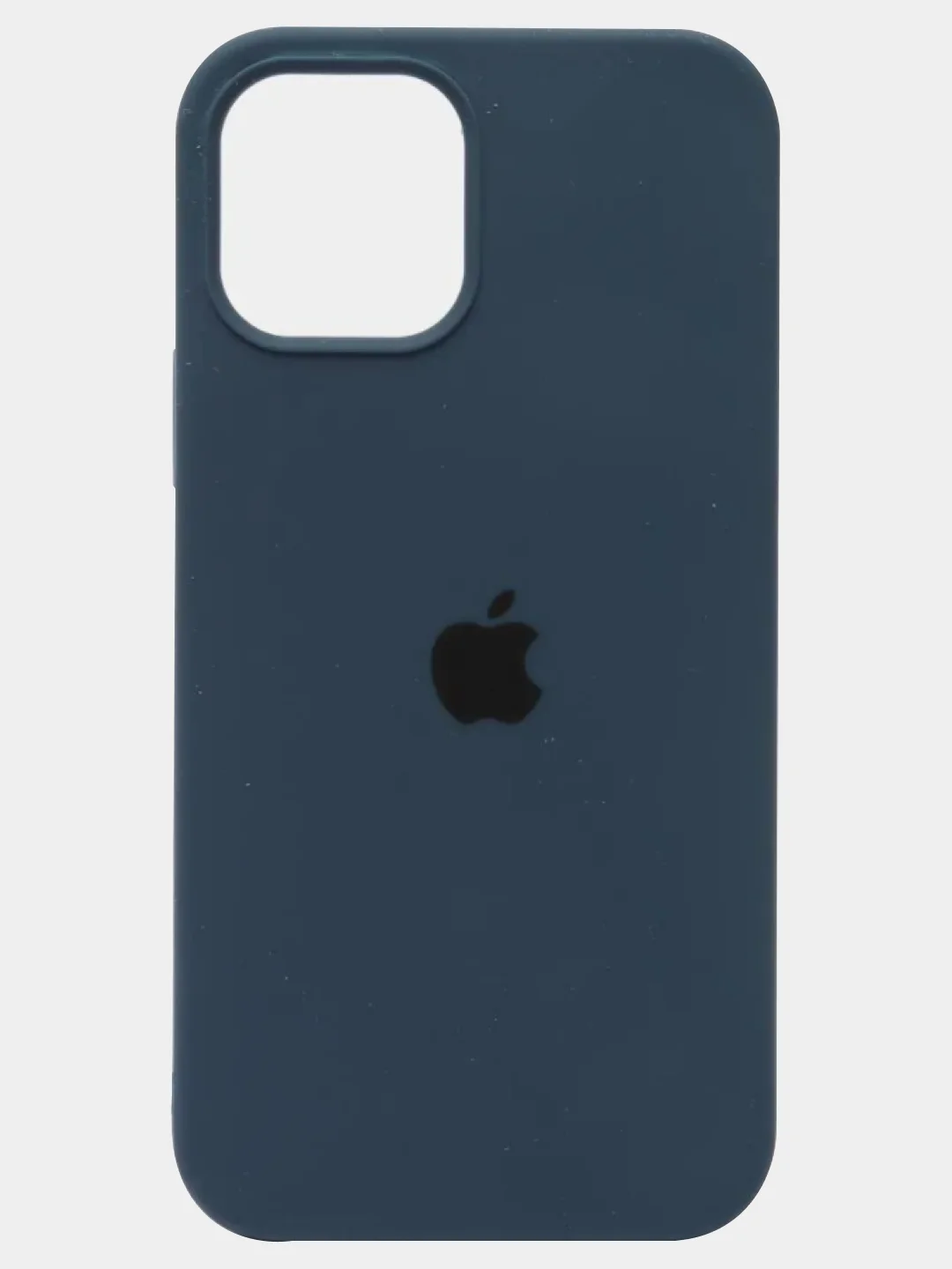 Темно-синий чехол Silicon Case на iPhone 11, 12/12 Pro, силиконовый