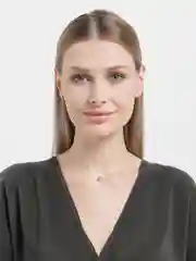 Серебряный подвеска на леске, женская
