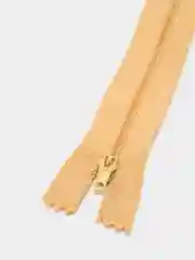 Кремовый молния MaxZipper пластиковая юбочная №3, 18см