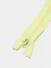 Светло-жёлтый молния MaxZipper пластиковая юбочная №3, 18см