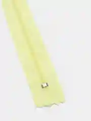 Светло-жёлтый молния MaxZipper пластиковая юбочная №3, 18см