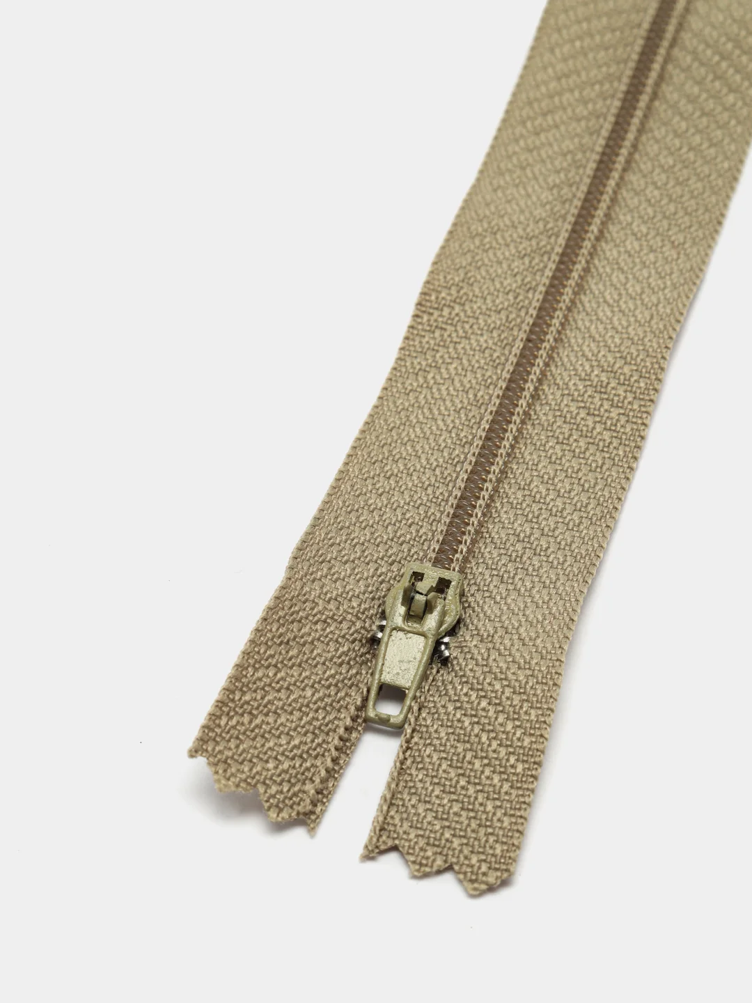 Песочный хаки молния MaxZipper пластиковая юбочная №3, 18см