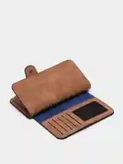 Коричневый кошелек женский  Baellerry из замшевой экокожи, 10 цветов