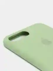 Оливковый силиконовый чехол iPhone 7 Plus / iPhone 8 Plus, Silicone Case, с открытым низом