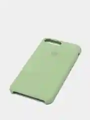 Оливковый силиконовый чехол iPhone 7 Plus / iPhone 8 Plus, Silicone Case, с открытым низом