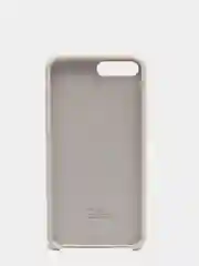 Молочный силиконовый чехол iPhone 7 Plus / iPhone 8 Plus, Silicone Case, с открытым низом