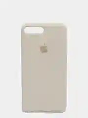 Молочный силиконовый чехол iPhone 7 Plus / iPhone 8 Plus, Silicone Case, с открытым низом