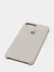 Бежевый силиконовый чехол iPhone 7 Plus / iPhone 8 Plus, Silicone Case, с открытым низом