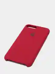 Бордовый силиконовый чехол iPhone 7 Plus / iPhone 8 Plus, Silicone Case, с открытым низом