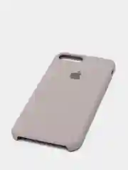 Бежевый меланж силиконовый чехол iPhone 7 Plus / iPhone 8 Plus, Silicone Case, с открытым низом