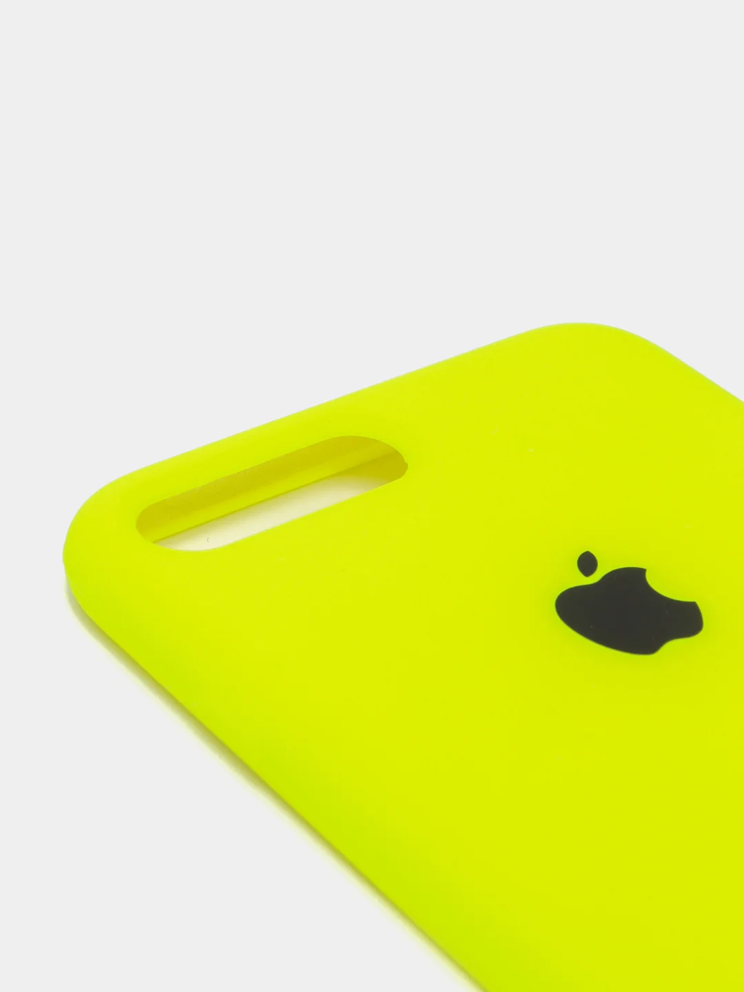 Лимонный силиконовый чехол iPhone 7 Plus / iPhone 8 Plus, Silicone Case, с открытым низом