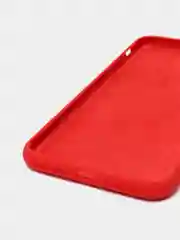 Красный силиконовый чехол iPhone 7 Plus / iPhone 8 Plus, Silicone Case, с закрытым низом