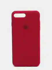 Бордовый силиконовый чехол iPhone 7 Plus / iPhone 8 Plus, Silicone Case, с закрытым низом