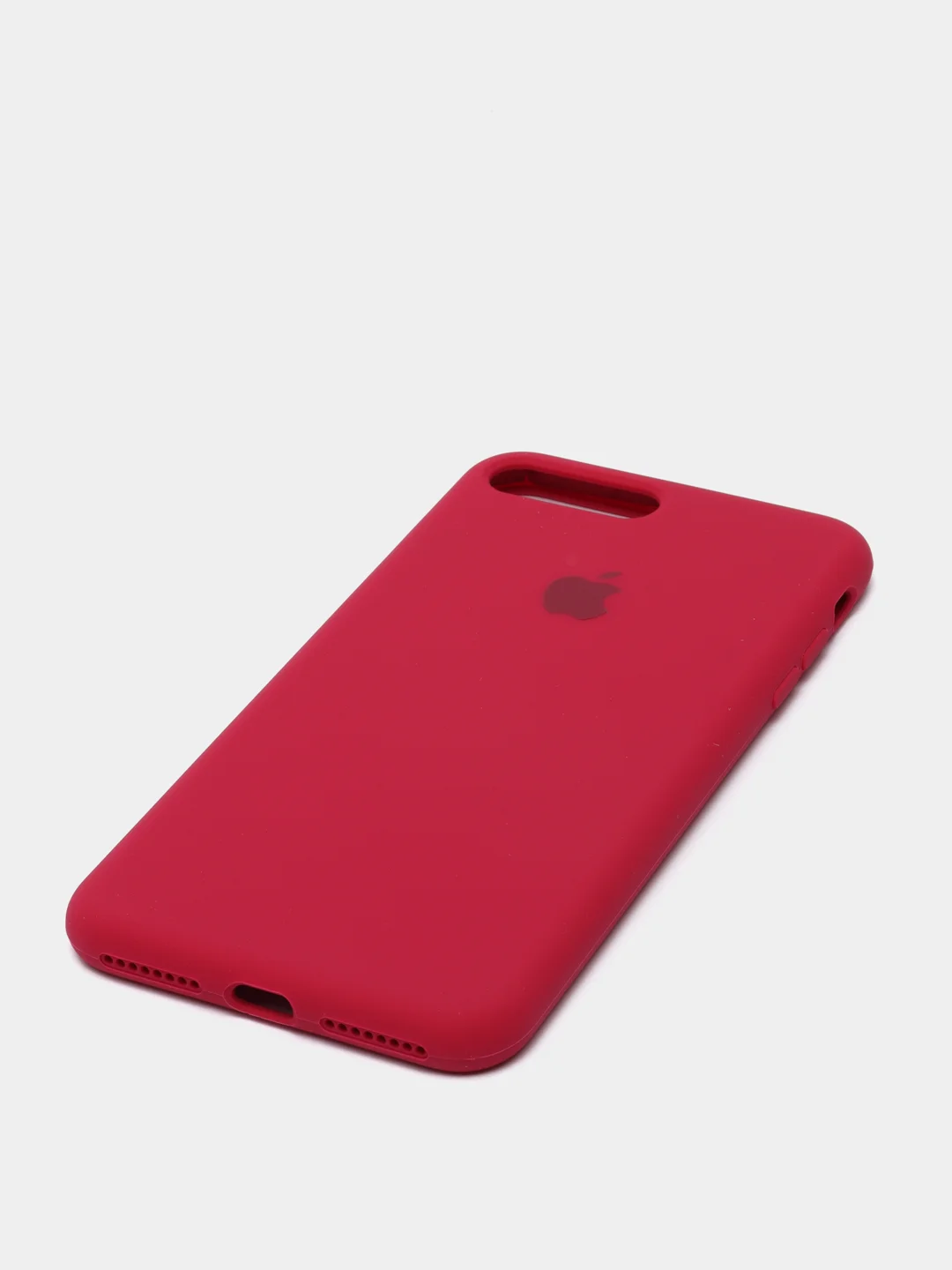 Бордовый силиконовый чехол iPhone 7 Plus / iPhone 8 Plus, Silicone Case, с закрытым низом