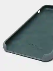 Тёмно-серый силиконовый чехол iPhone X / iPhone XS, Silicone Case, с открытым низом
