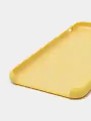 Желтый силиконовый чехол iPhone XS Max, Silicone Case, с открытым низом