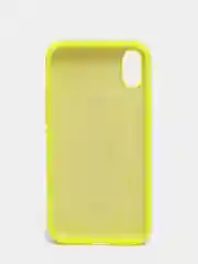 Лимонный силиконовый чехол iPhone X / iPhone XS, Silicone Case, с закрытым низом
