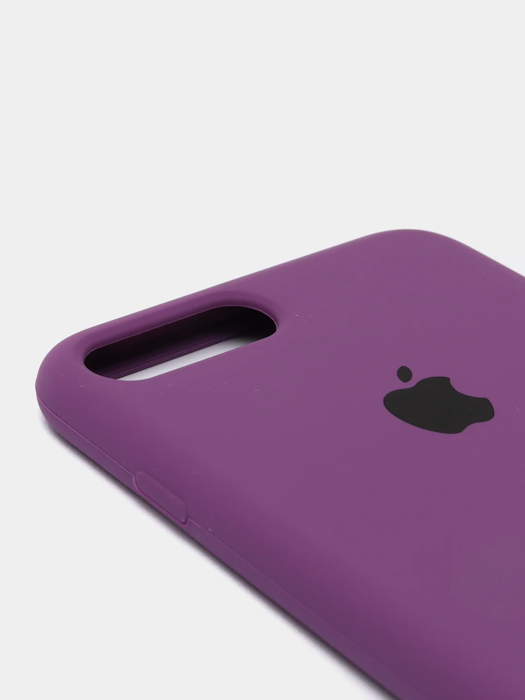Пурпурный силиконовый чехол iPhone 7 Plus / iPhone 8 Plus, Silicone Case, с открытым низом