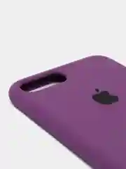 Пурпурный силиконовый чехол iPhone 7 Plus / iPhone 8 Plus, Silicone Case, с открытым низом
