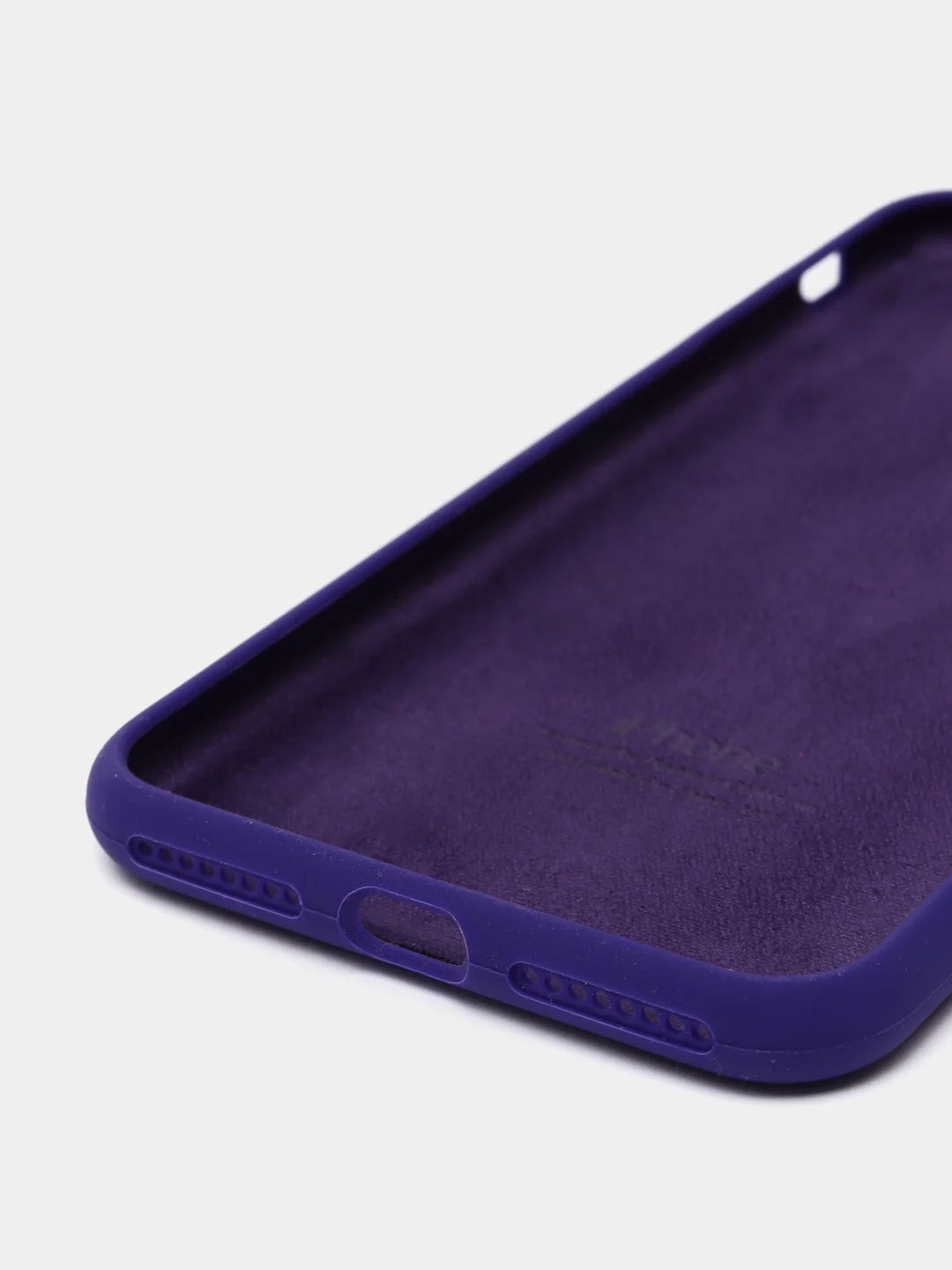 Фиолетовый силиконовый чехол iPhone 7 Plus / iPhone 8 Plus, Silicone Case, с закрытым низом