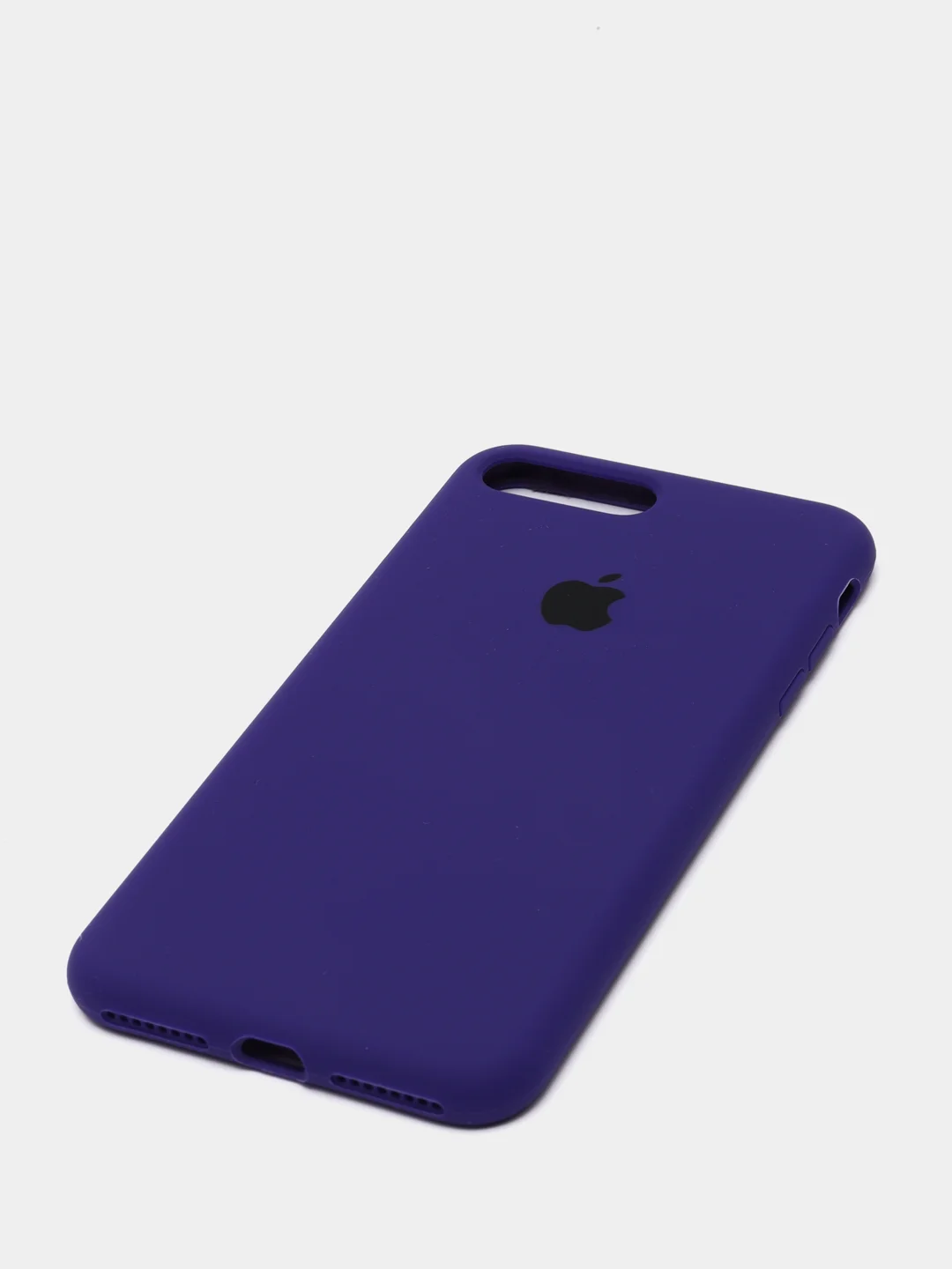 Фиолетовый силиконовый чехол iPhone 7 Plus / iPhone 8 Plus, Silicone Case, с закрытым низом