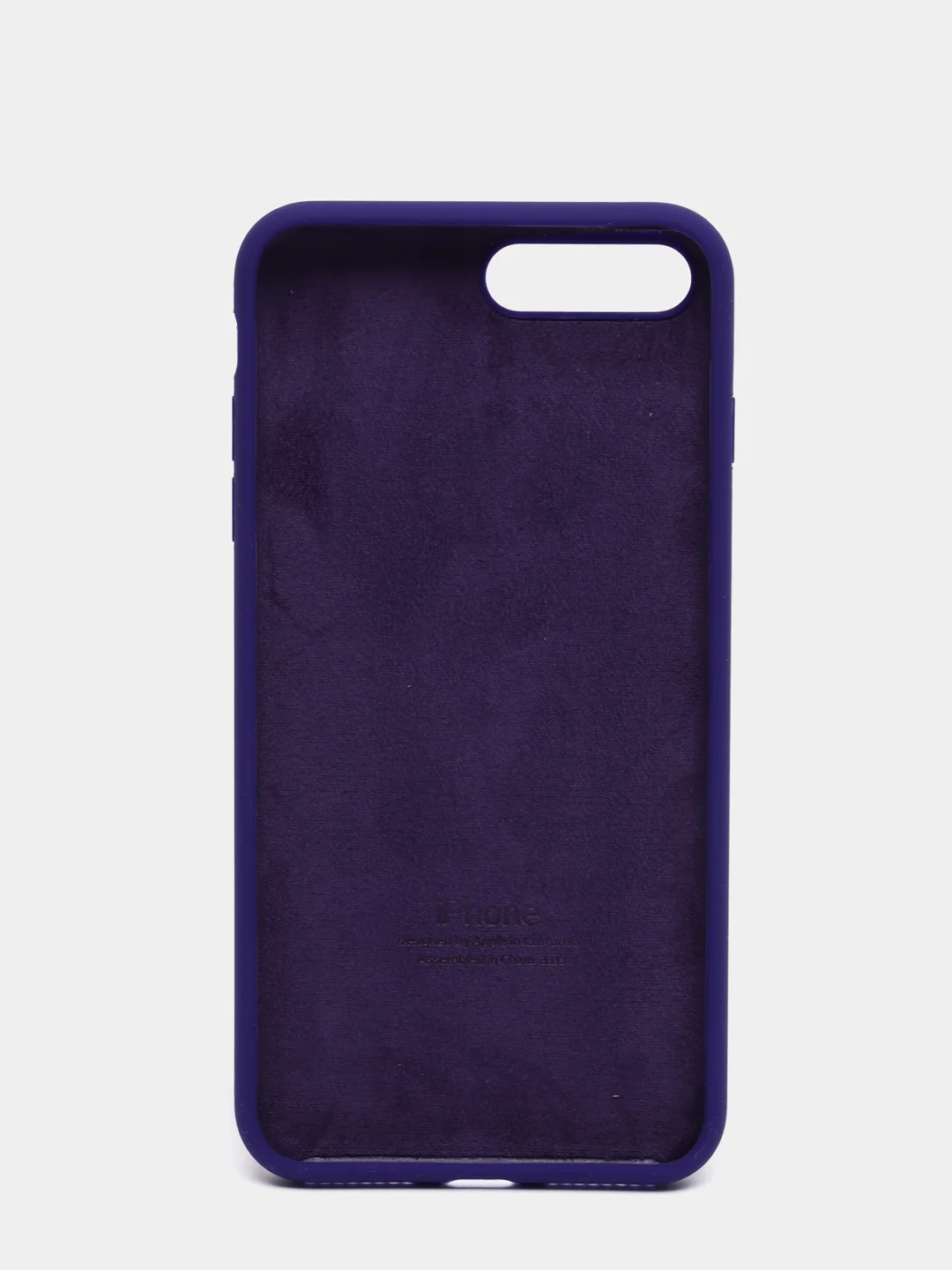 Фиолетовый силиконовый чехол iPhone 7 Plus / iPhone 8 Plus, Silicone Case, с закрытым низом