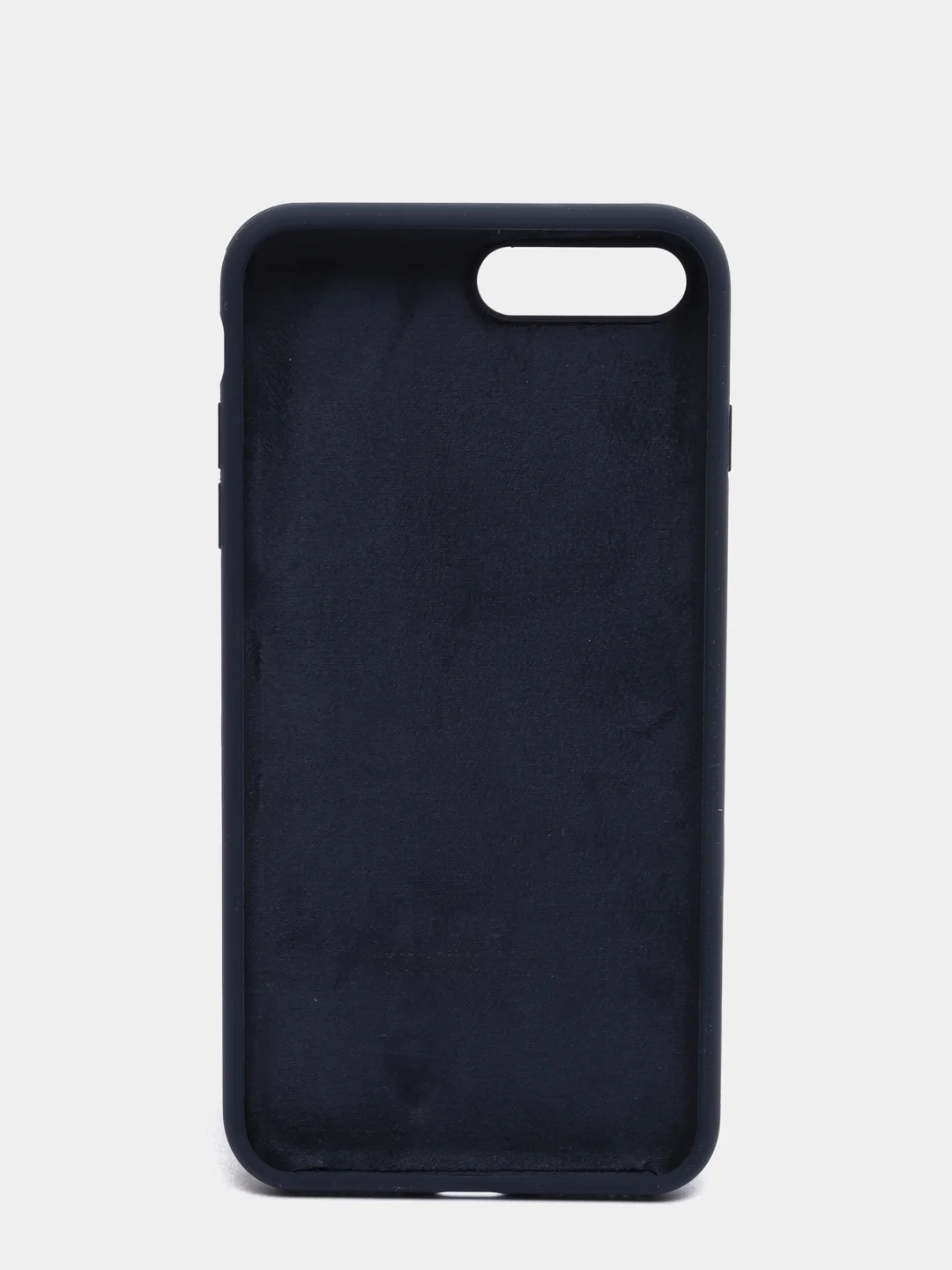 Темно-синий силиконовый чехол iPhone 7 Plus / iPhone 8 Plus, Silicone Case, с закрытым низом