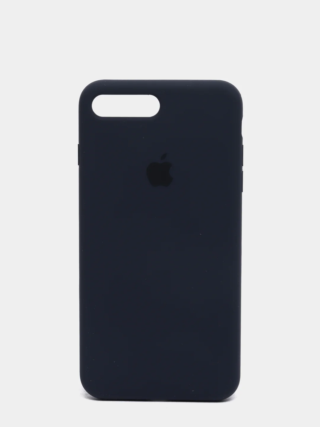 Темно-синий силиконовый чехол iPhone 7 Plus / iPhone 8 Plus, Silicone Case, с закрытым низом