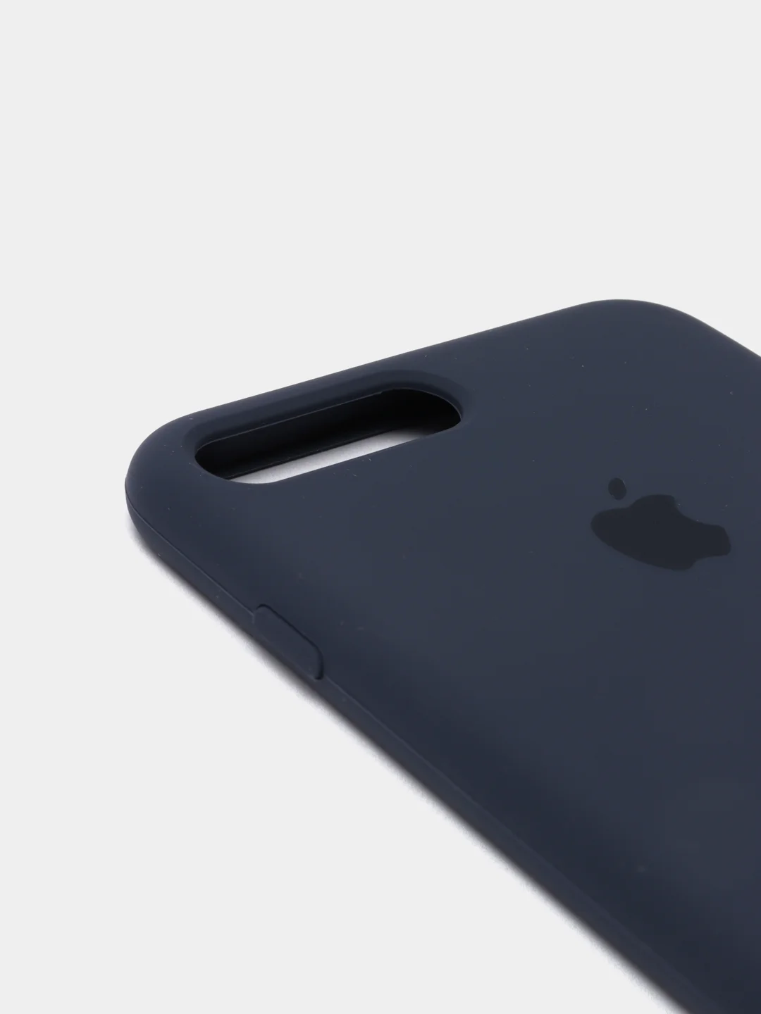 Темно-синий силиконовый чехол iPhone 7 Plus / iPhone 8 Plus, Silicone Case, с закрытым низом
