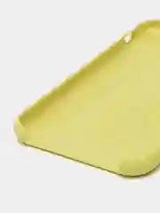 Светло-жёлтый силиконовый чехол iPhone 11 Pro, Silicone Case, с открытым низом