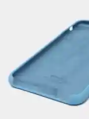 Голубой силиконовый чехол iPhone 7 Plus / iPhone 8 Plus, Silicone Case, с открытым низом
