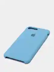 Голубой силиконовый чехол iPhone 7 Plus / iPhone 8 Plus, Silicone Case, с открытым низом