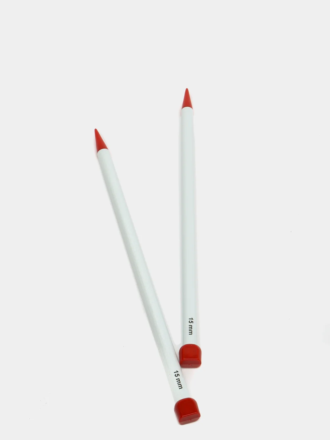 Спицы для вязания, прямые Длина - 40 см, диаметр 1,5 см