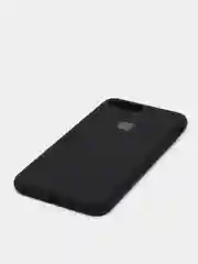 Черный силиконовый чехол iPhone 7 Plus / iPhone 8 Plus, Silicone Case, с закрытым низом