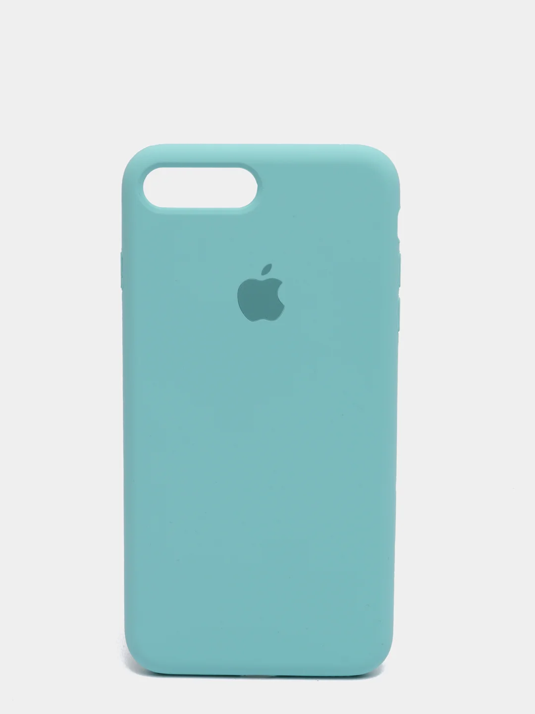 Бирюзовый силиконовый чехол iPhone 7 Plus / iPhone 8 Plus, Silicone Case, с закрытым низом