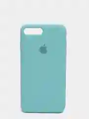Бирюзовый силиконовый чехол iPhone 7 Plus / iPhone 8 Plus, Silicone Case, с закрытым низом