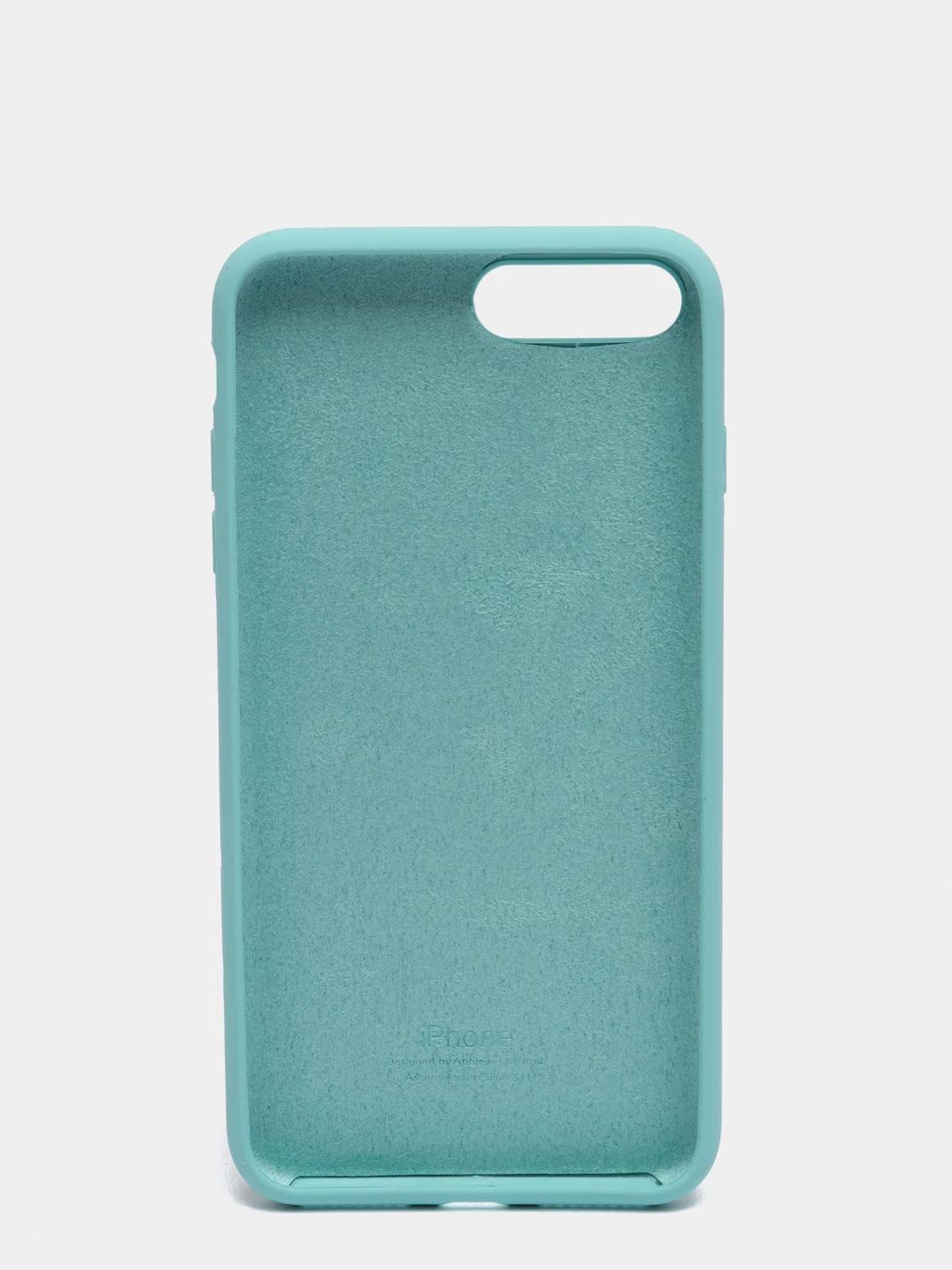 Бирюзовый силиконовый чехол iPhone 7 Plus / iPhone 8 Plus, Silicone Case, с закрытым низом