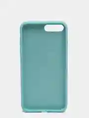 Бирюзовый силиконовый чехол iPhone 7 Plus / iPhone 8 Plus, Silicone Case, с закрытым низом