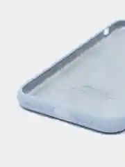 Светло-синий силиконовый чехол iPhone X / iPhone XS, Silicone Case, с закрытым низом